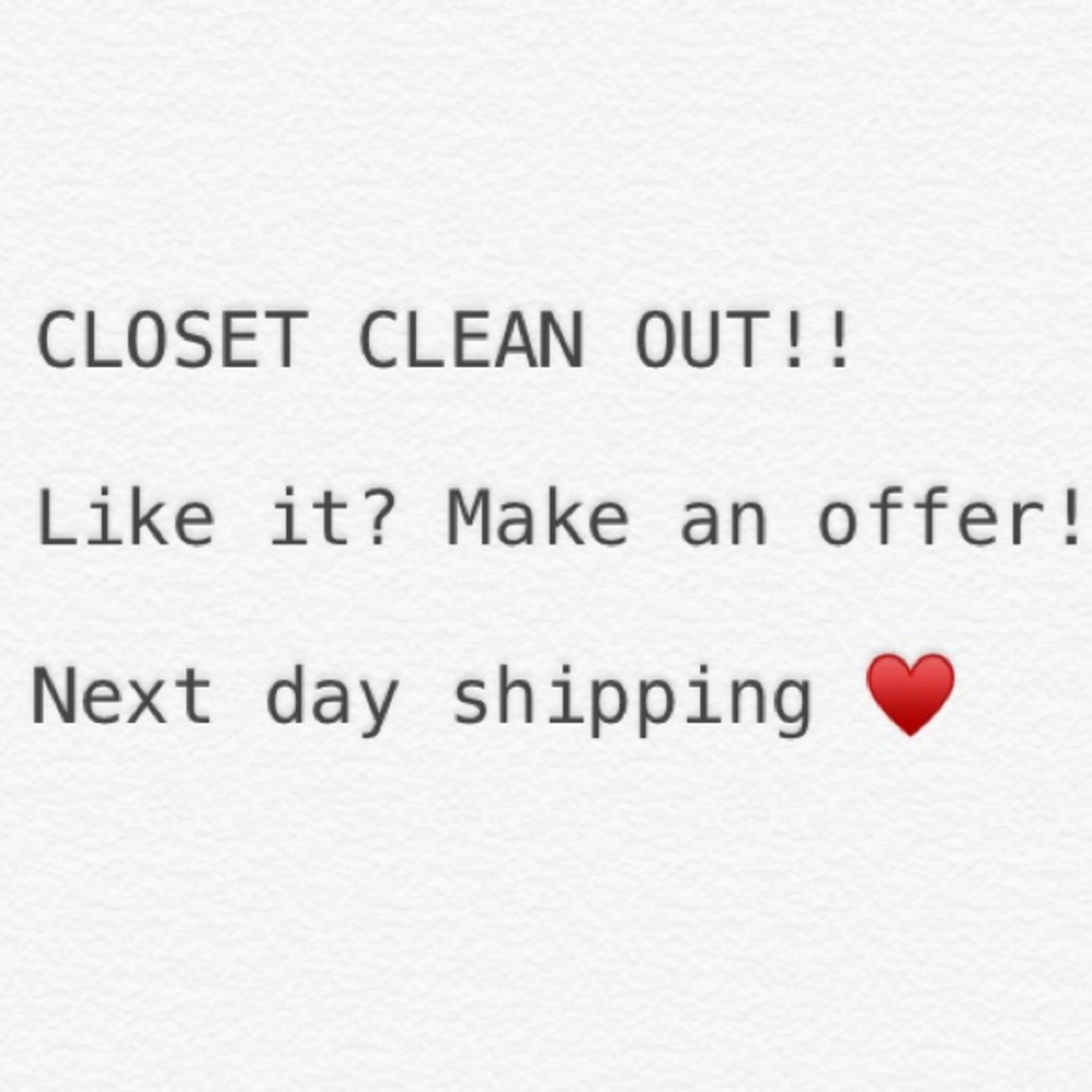 CLOSET CLEAN OUT!